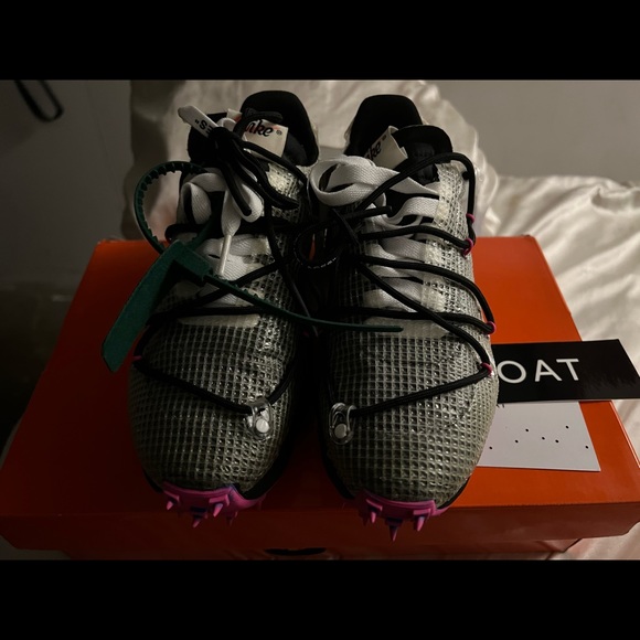 Nike Vapor Street Off-White Black Laser Fuchsia Womens size 5 Kids size 3.5y - Picture 4 of 6